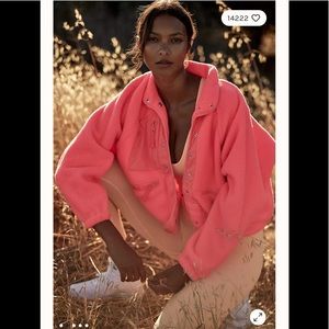 Free People Hit The Slopes Fleece Jacket